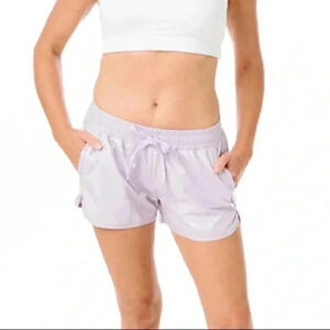 Zyia - Lilac Shine Bomber Shorts